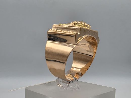 Золотое кольцо, 9.21 г, разм. 21.5