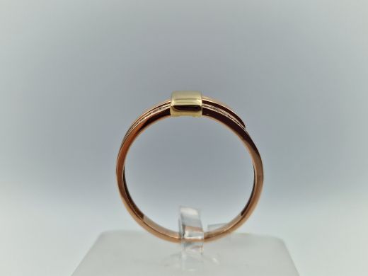 Zelta gredzens ar cirkoniju, 1.93 g, izm. 19.2