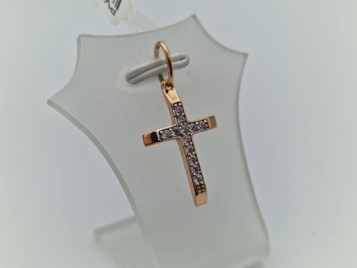 Золотой кулон с цирконом, 1.35 г