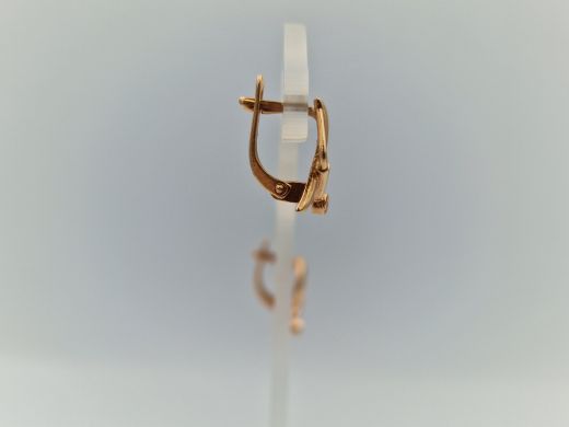 Zelta auskari ar cirkoniju, 2.53 g