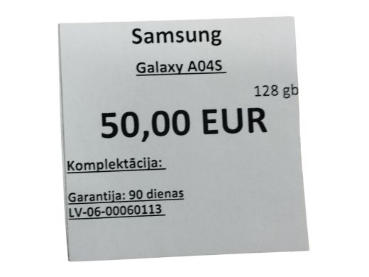 Samsung Galaxy A04S Sm-A0477F/Dsn 128 gb