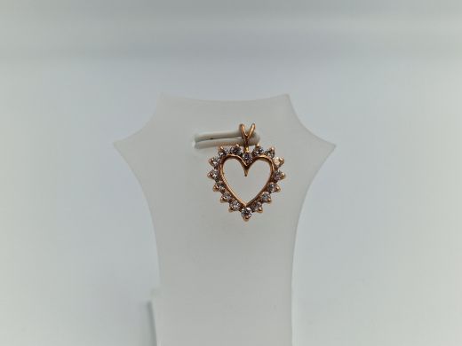 Zelta kulons ar cirkoniju, 1.33 g