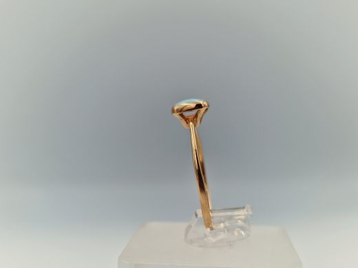 Zelta gredzens ar cirkoniju, 3.42 g, izm. 17.8