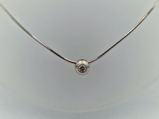 Zelta ķēdīte ar briljantu, 4.42 g, izm. 56