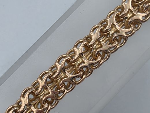 Zelta rokassprādze, 59.12 g, izm. 25 cm