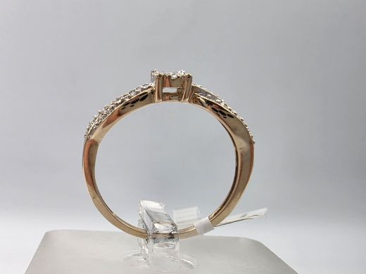 Золотое кольцо, 1.72 г, разм. 17