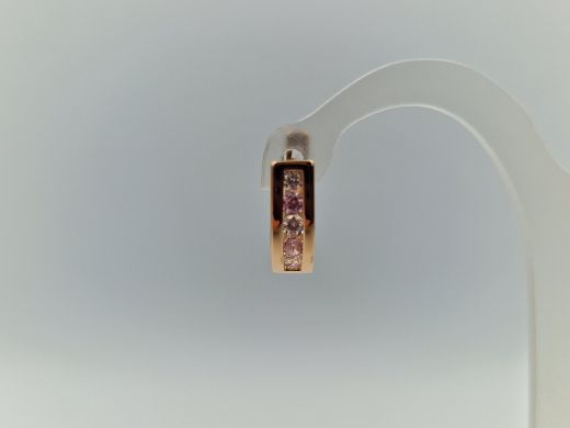 Zelta auskari ar cirkoniju, 1.54 g