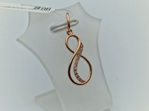 Zelta kulons ar cirkoniju, 0.84 g