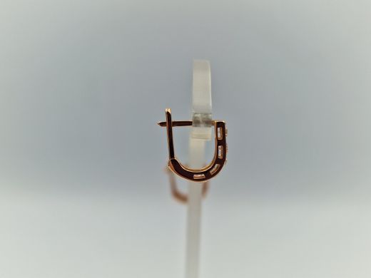 Zelta auskari ar cirkoniju, 1.16 g