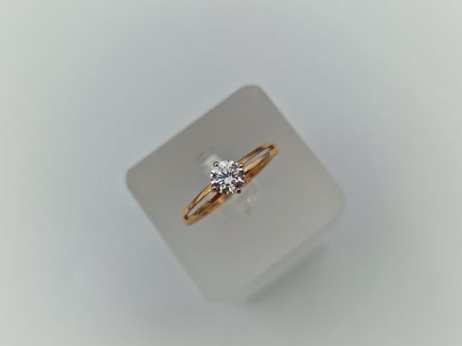 Zelta gredzens, 1.37 g, izm. 17.5