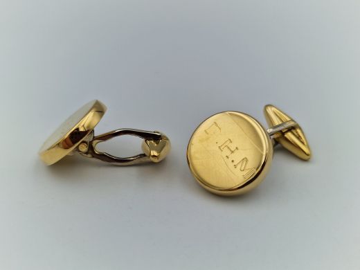 Gold cufflinks, 10.51 g