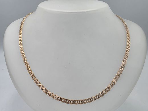 Zelta ķēdīte, 13.65 g, izm. 62 cm