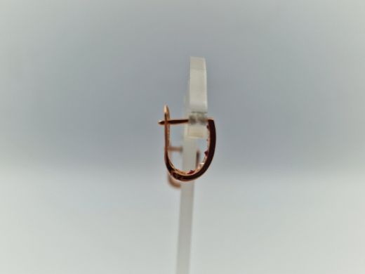 Zelta auskari ar cirkoniju, 1.17 g