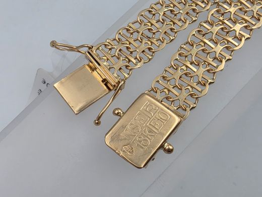 Золотой браслет, 12.64 г, разм. 20 cm
