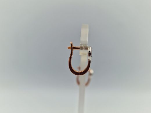 Zelta auskari ar cirkoniju, 1.11 g