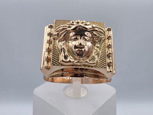 Gold ring, 9.21 g, size 21.5