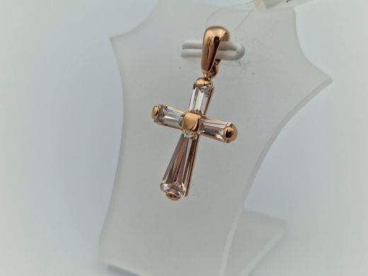 Золотой кулон с цирконом, 1.83 г