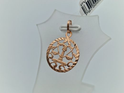 Золотой кулон, 0.6 г