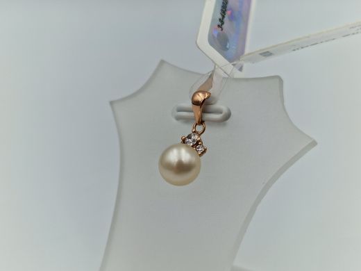 Золотой кулон с цирконом, 0.83 г