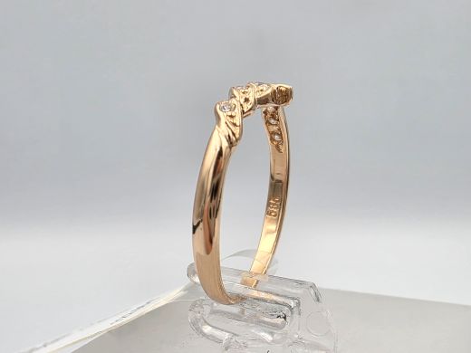 Gold ring, 1.22 g, size 16
