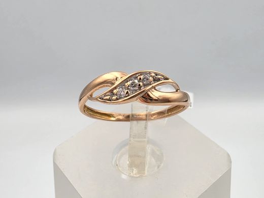 Zelta gredzens, 0.99 g, izm. 16