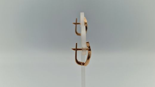 Zelta auskari ar cirkoniju, 3.15 g