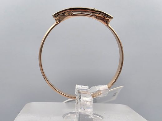 Gold ring with diamond, 1.44 g, size 19.5