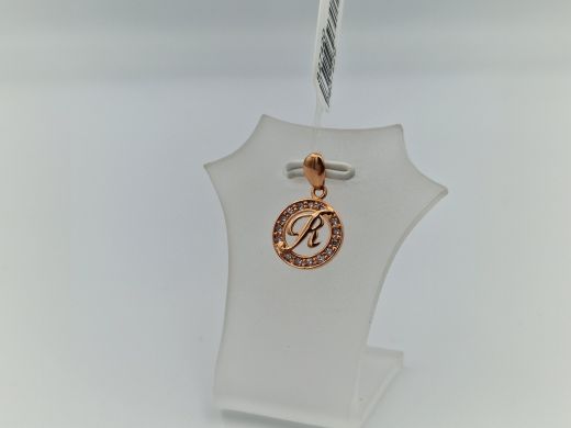 Zelta kulons ar cirkoniju, 0.87 g