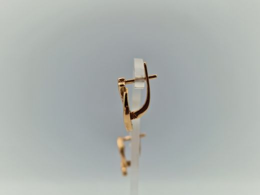 Zelta auskari ar cirkoniju, 4.64 g