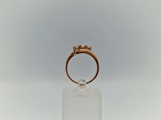 Zelta gredzens ar cirkoniju, 1.72 g