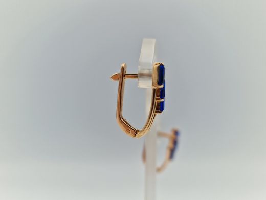 Zelta auskari ar cirkoniju, 2.21 g