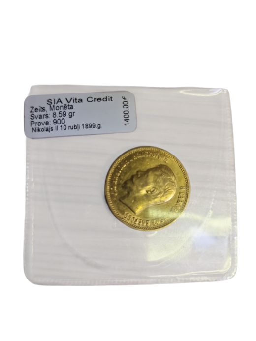 Zelta kulons, 8.59 g