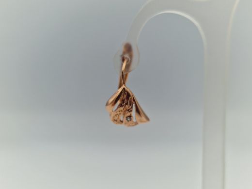 Zelta auskari ar cirkoniju, 1.87 g