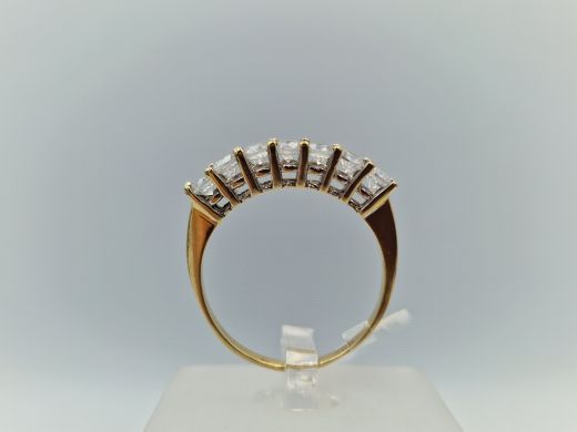 Zelta gredzens ar cirkoniju, 3.15 g, izm. 18.8