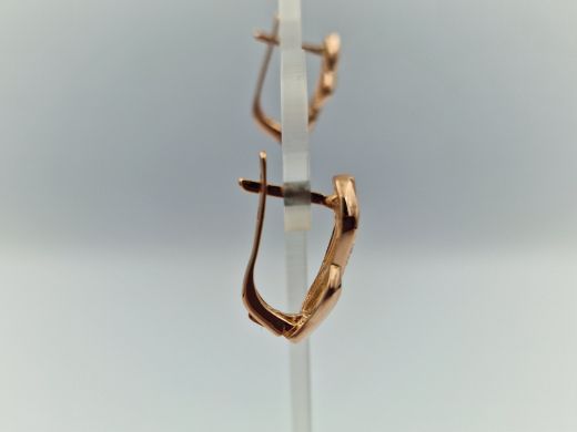 Zelta auskari ar cirkoniju, 4.18 g