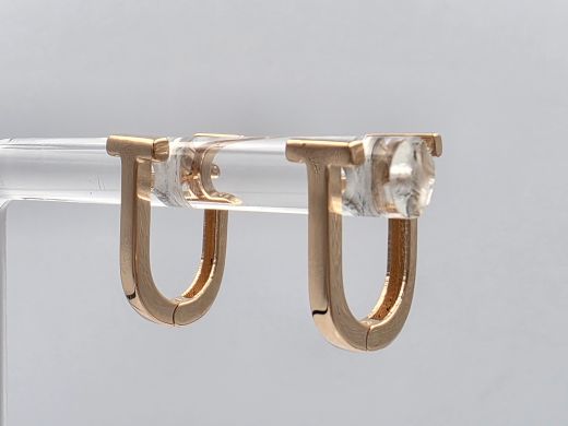 Gold earrings, 1.48 g