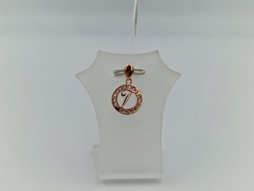 Zelta kulons ar cirkoniju, 0.83 g