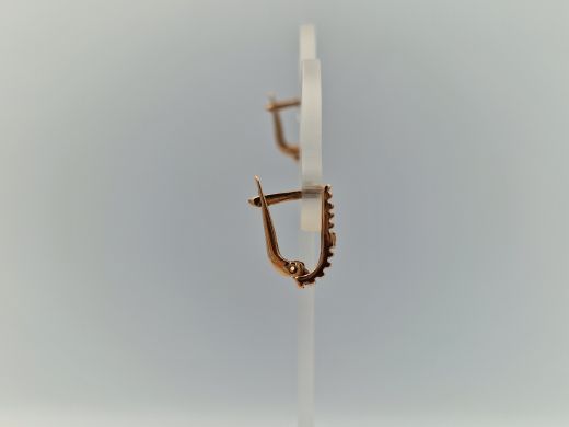 Zelta auskari ar cirkoniju, 1.94 g