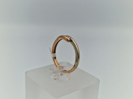 Zelta gredzens ar briljantiem, 2 g, izm. 16.2