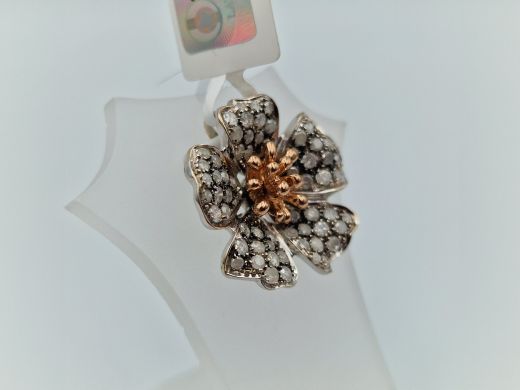 Золотой кулон с бриллиантом, 5.28 г