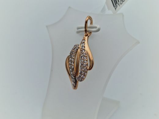 Zelta kulons ar cirkoniju, 1.49 g