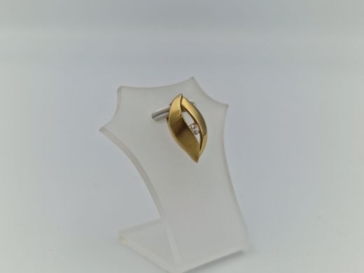 Zelta kulons ar cirkoniju, 1.71 g