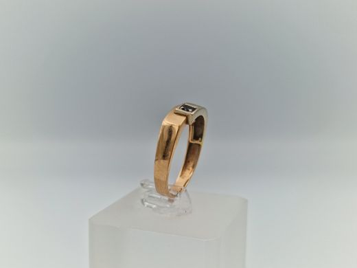 Zelta gredzens ar cirkoniju, 2.57 g, izm. 18.5