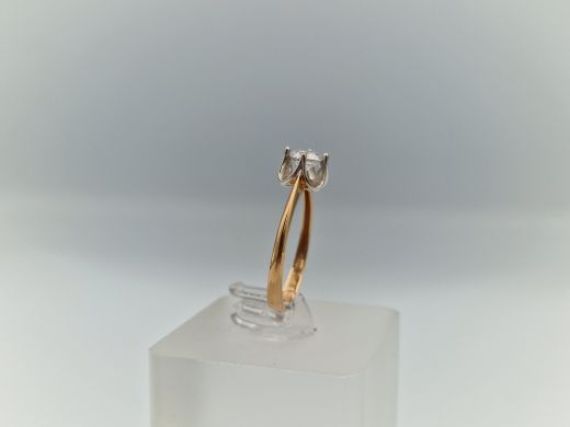 Zelta gredzens ar cirkoniju, 1.78 g