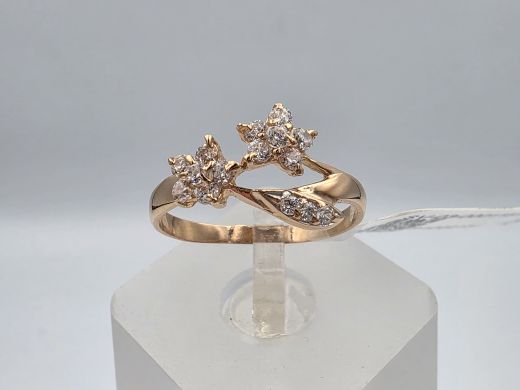 Zelta gredzens, 1.73 g, izm. 17