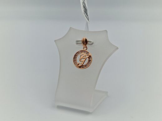 Zelta kulons ar cirkoniju, 0.84 g