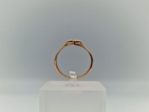 Золотое кольцо с цирконом, 1.6 г, разм. 17.5