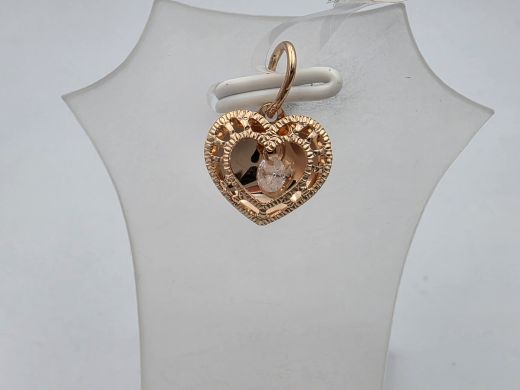 Zelta kulons ar cirkoniju, 0.65 g