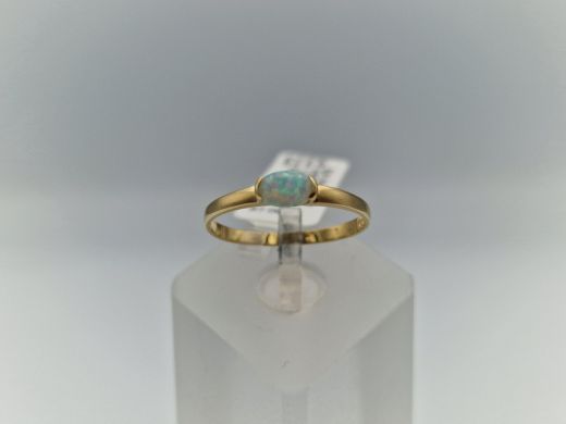 Золотое кольцо, 1.26 г, разм. 18.5