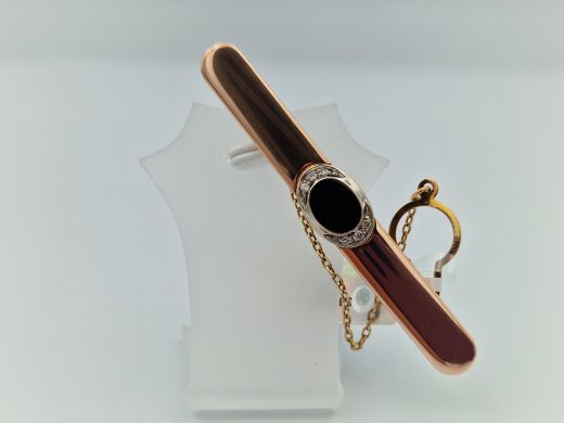 Zelta kulons ar briljantu, 9.18 g